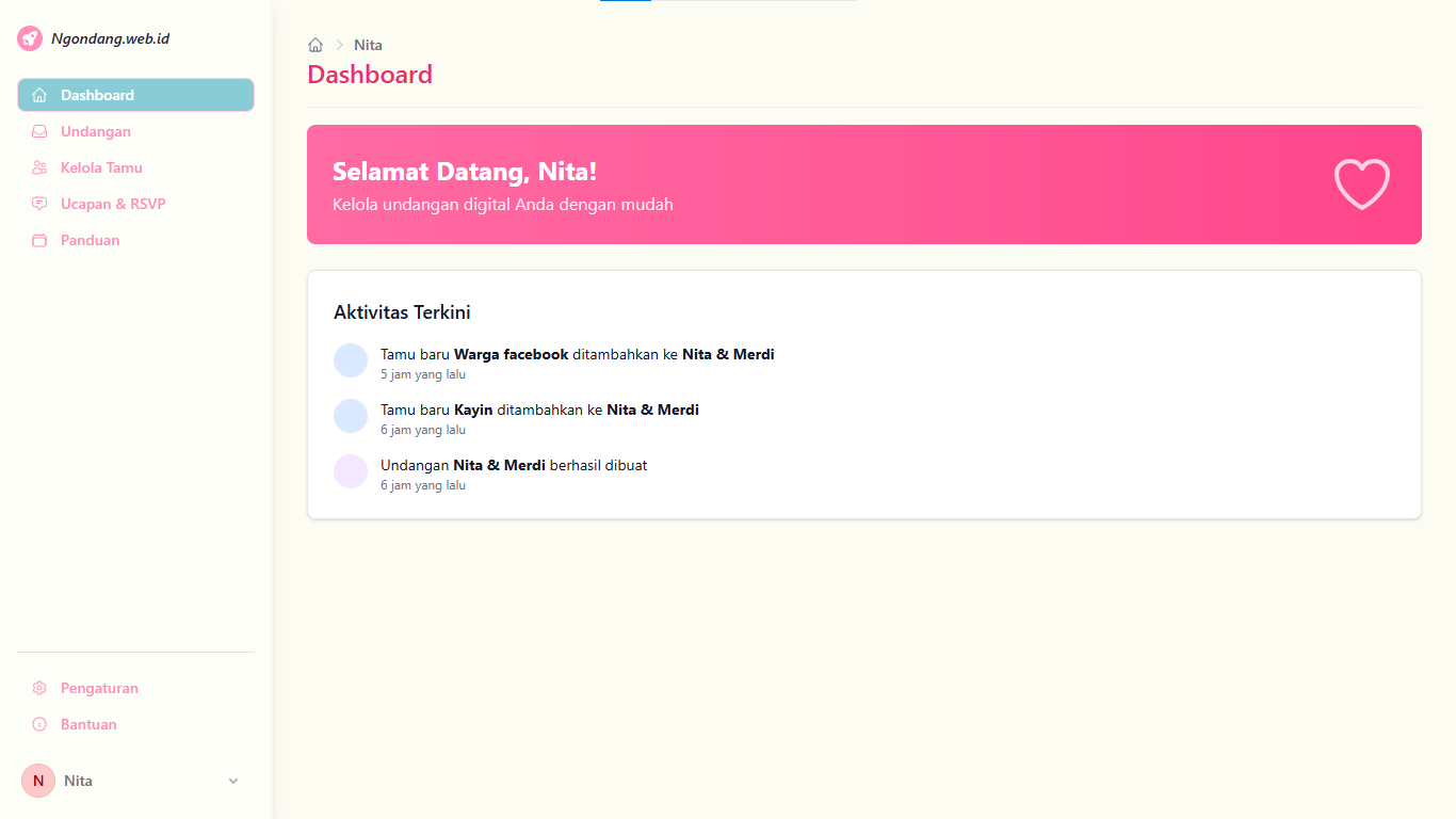 Contoh Undangan Digital